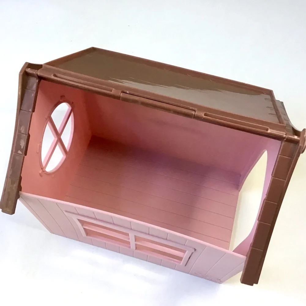 Our Generation Puppy Dog House Pink Brown Accessory for 18” Dolls by Battat OG